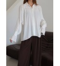 215442 WHITE SHIRT Steel fabric