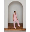 215443 PEMBE TAKIM ÇELİK KUMAŞ