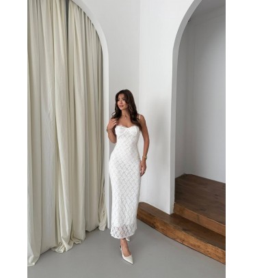 215474 BEYAZ ELBİSE ...