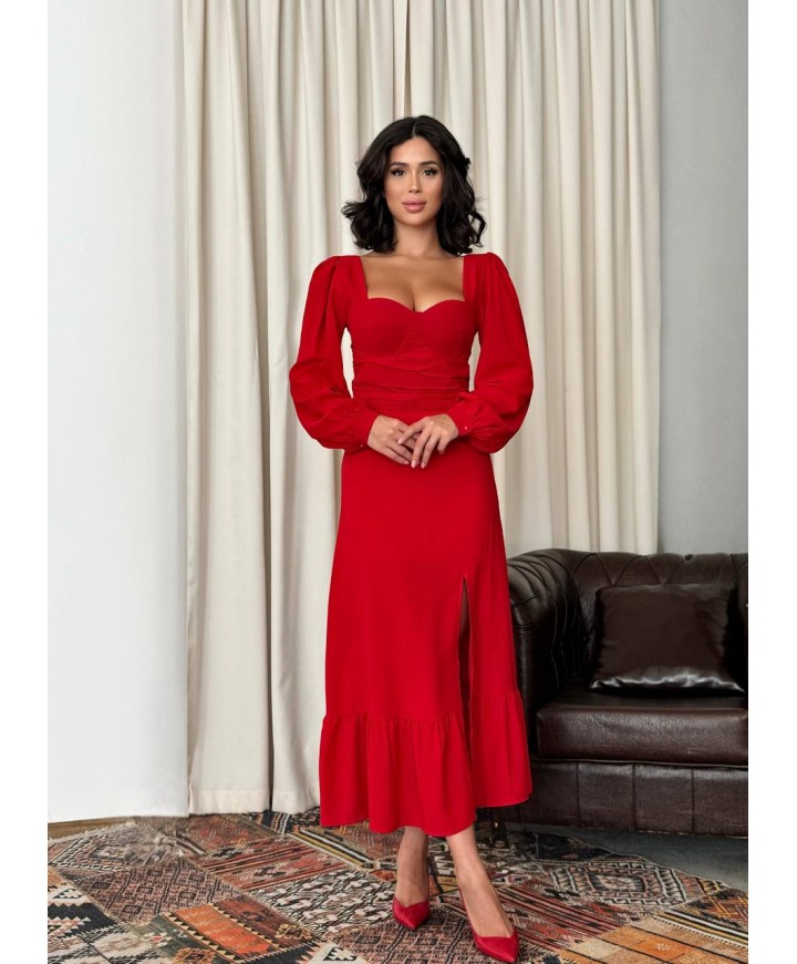 215488 KIRMIZI ELBİSE