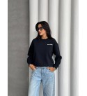 215518 SİYAH SWEAT BASKILI