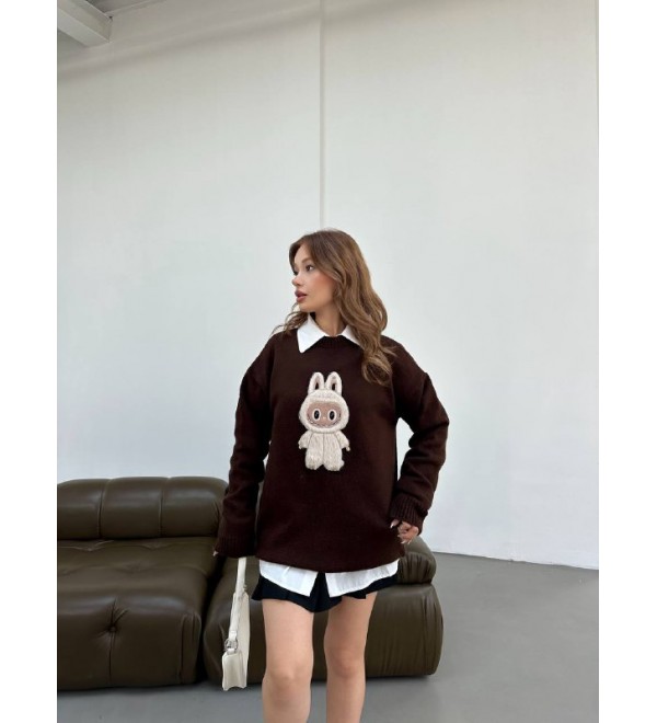 215597 BORDO KAZAK TRİKO