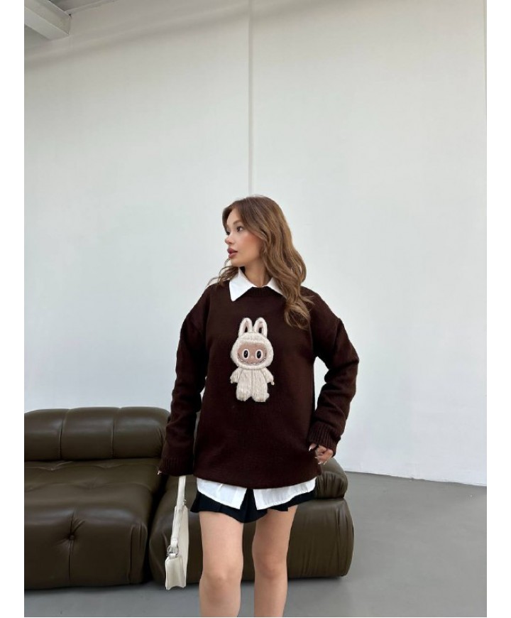 215597 BORDO KAZAK TRİKO