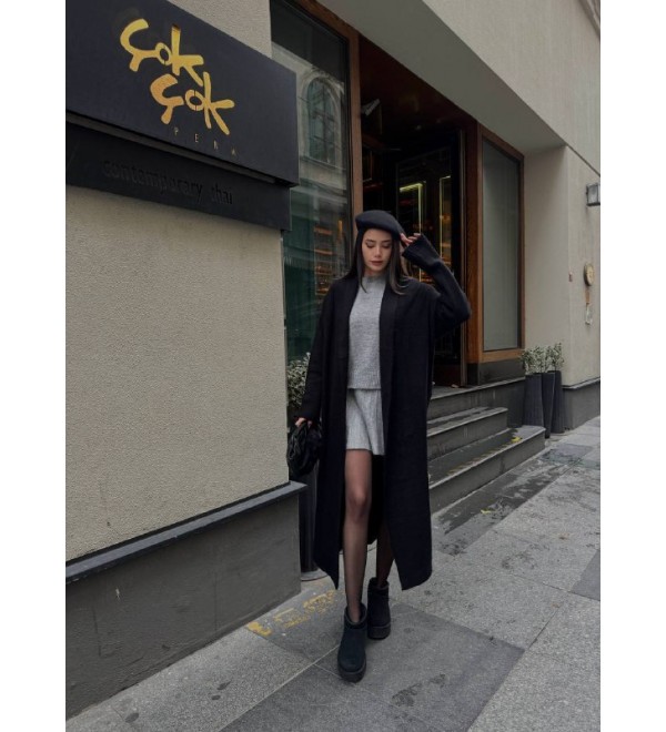 215599 BLACK CARDIGAN KNITWEAR