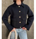 215609 BLACK CARDIGAN KNITWEAR