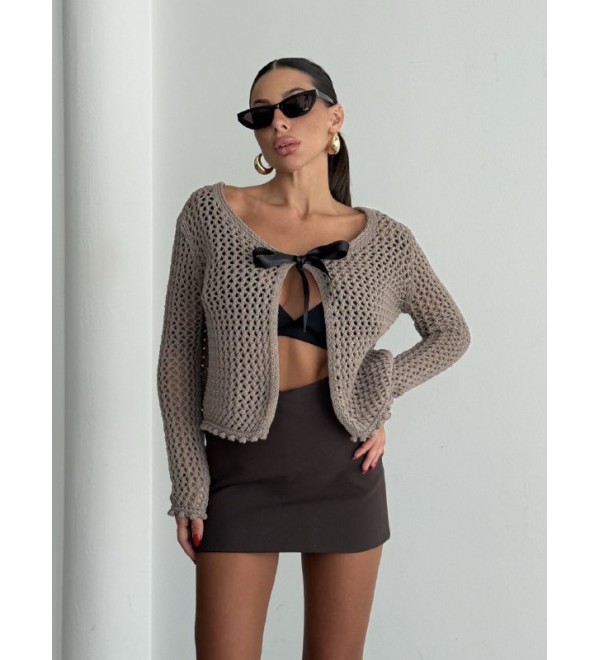 215637 MINK CARDIGAN KNITWEAR
