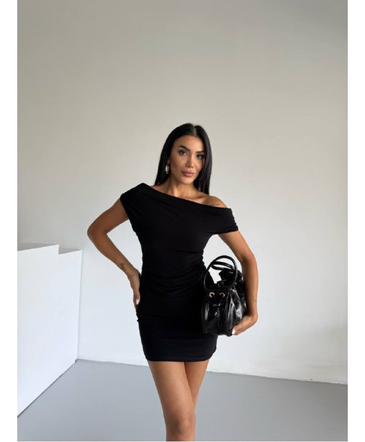 215667 SİYAH ELBİSE SANY KUMAŞ