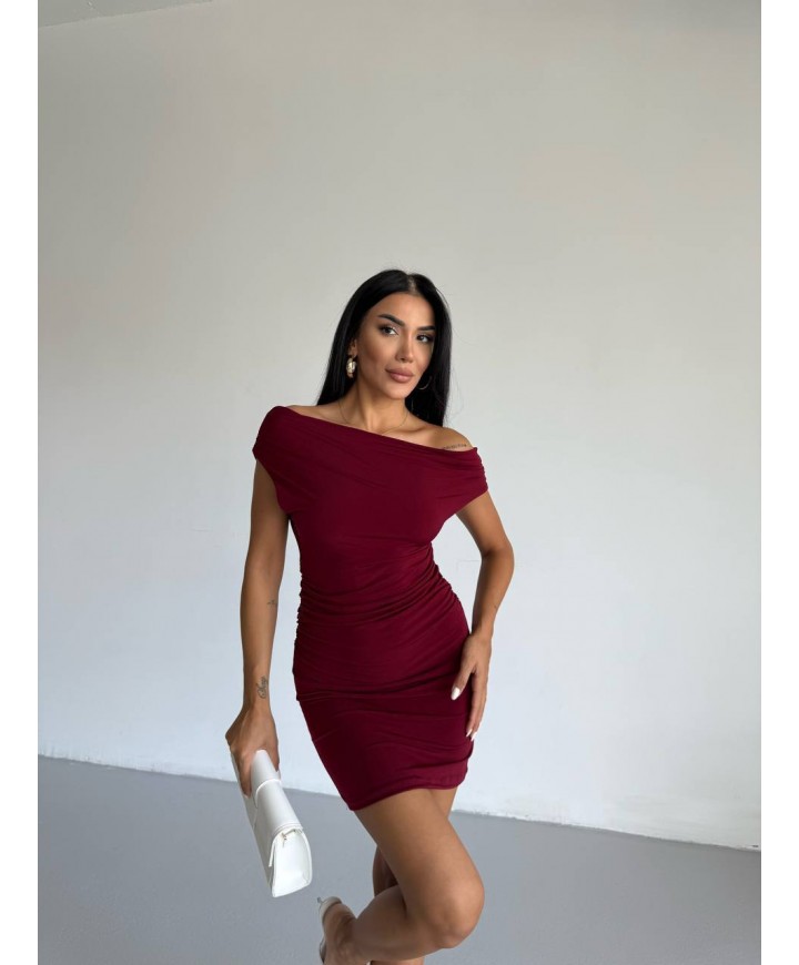215668 BORDO ELBİSE SANY KUMAŞ
