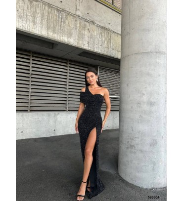 215681 SİYAH ABİYE F...