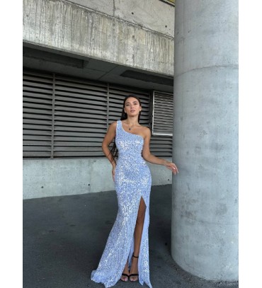 215689 GRİ ABİYE FLO...