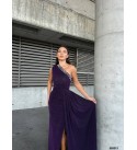 215698 MOR ABİYE FLOWERS KUMAŞ