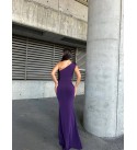 215703 MOR ABİYE FLOWERS KUMAŞ