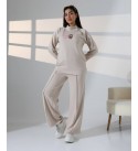 215720 KREM EŞOFMAN TAKIM OYSHO KUMAŞ