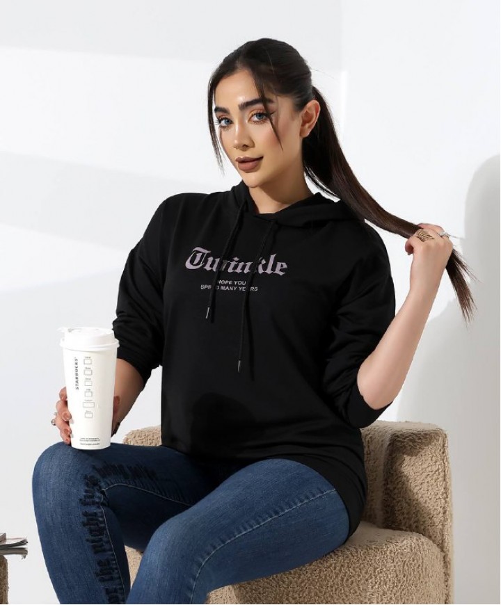 215724 SİYAH SWEAT 2 İPLİK