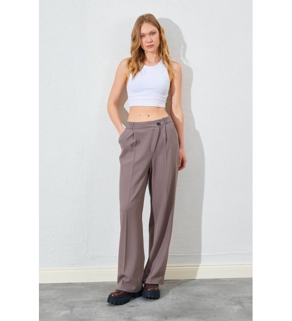 215726 MINK TROUSERS Polyviscon