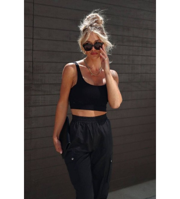 215748 BLACK BLOUSE