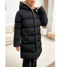 215790 BLACK Mont-Caban Swelling coat