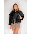 215791 BLACK Mont-Caban Swelling coat