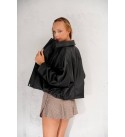215791 BLACK Mont-Caban Swelling coat