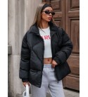 215798 BLACK Mont-Caban Swelling coat