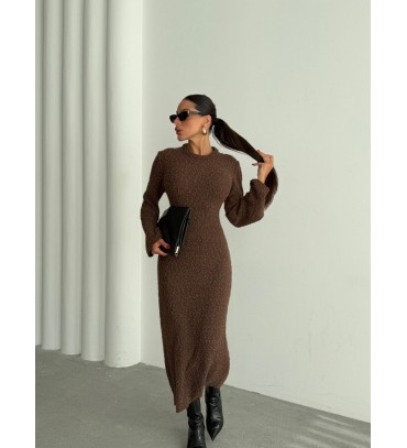 215804 KAHVE ELBİSE ...