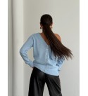 215816 BLUE CARDIGAN KNITWEAR