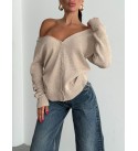 215818 CREAM CARDIGAN KNITWEAR