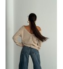 215818 CREAM CARDIGAN KNITWEAR