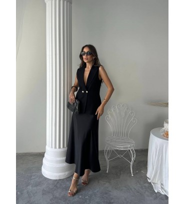 215850 SİYAH YELEK A...