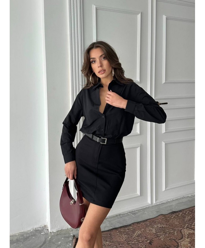 215854 SİYAH TAKIM AYROBİN KUMAŞ