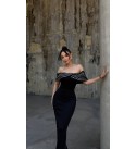 215895 SİYAH ABİYE SCUBA