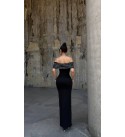 215895 SİYAH ABİYE SCUBA