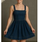 215937 LARCİVET ELBİSE DENİM
