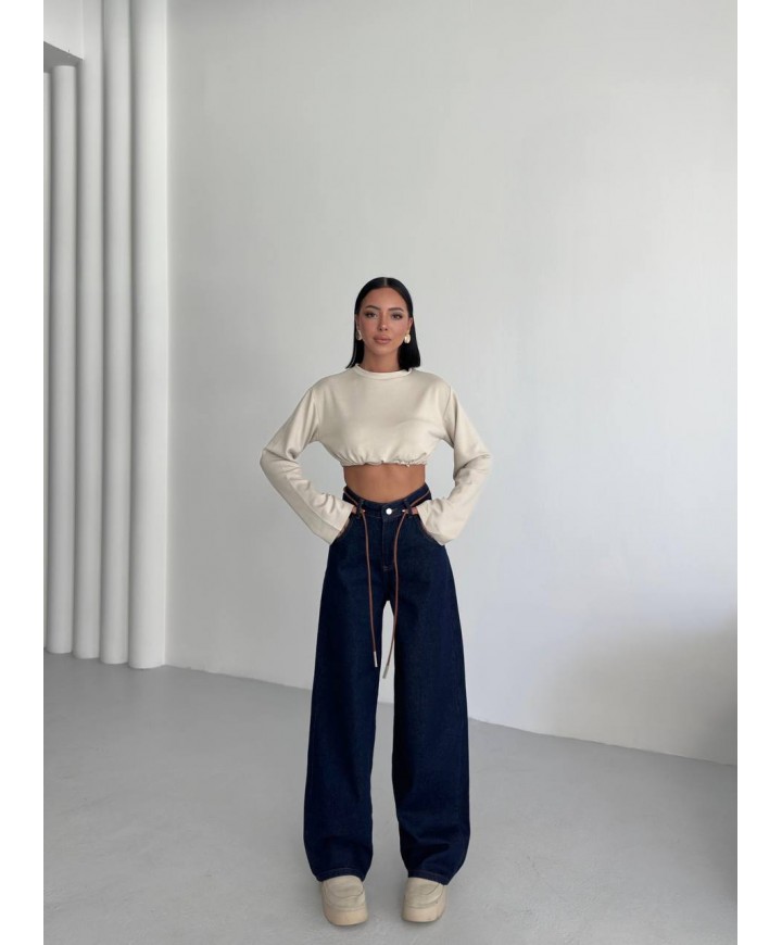 215953 GARNİLİ KOT PANTOLON DENİM