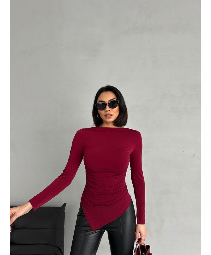 216021 BORDO BLUZ