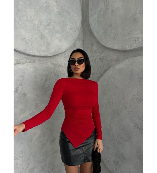 216023 RED BLOUSE