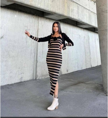 216025 RENKLİ ELBİSE...