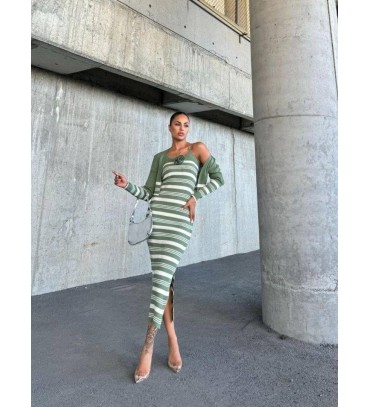 216028 YEŞİL ELBİSE ...