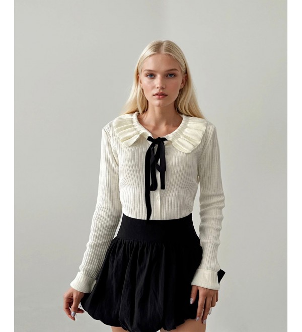 216072 Ecru CARDIGAN KNITWEAR