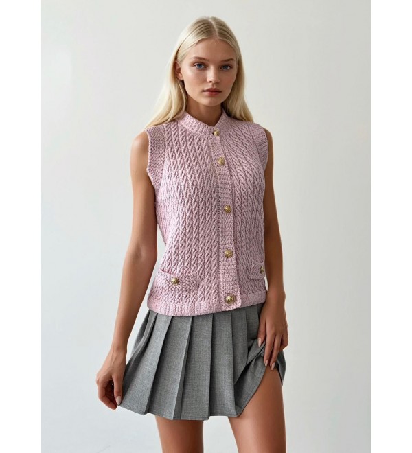 216083 PINK CARDIGAN KNITWEAR