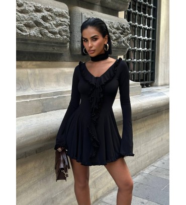 216132 SİYAH ELBİSE...