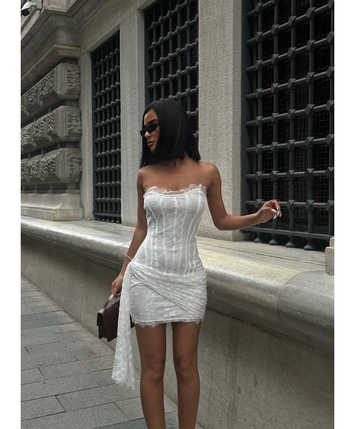 216140 EKRU ELBİSE