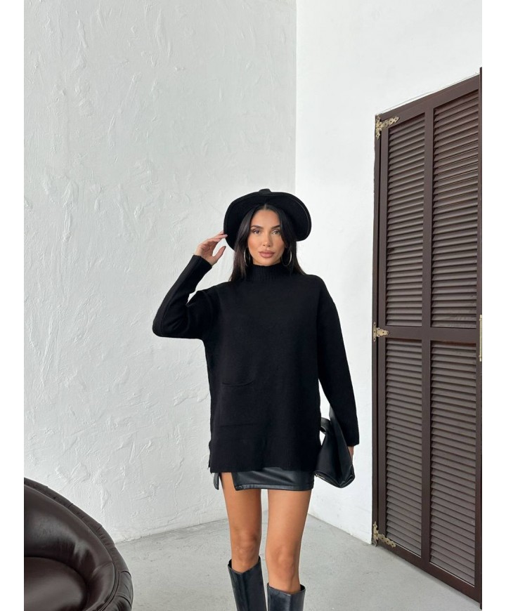 216146 SİYAH KAZAK TRİKO