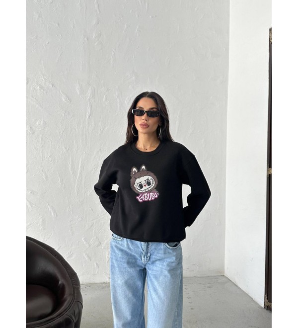216152 SİYAH SWEAT X