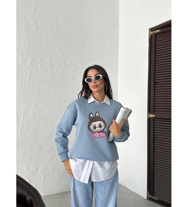 216154 MAVİ SWEAT X