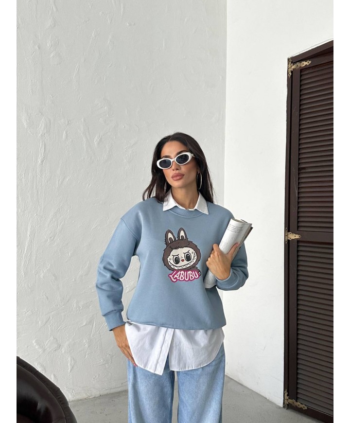 216154 MAVİ SWEAT X