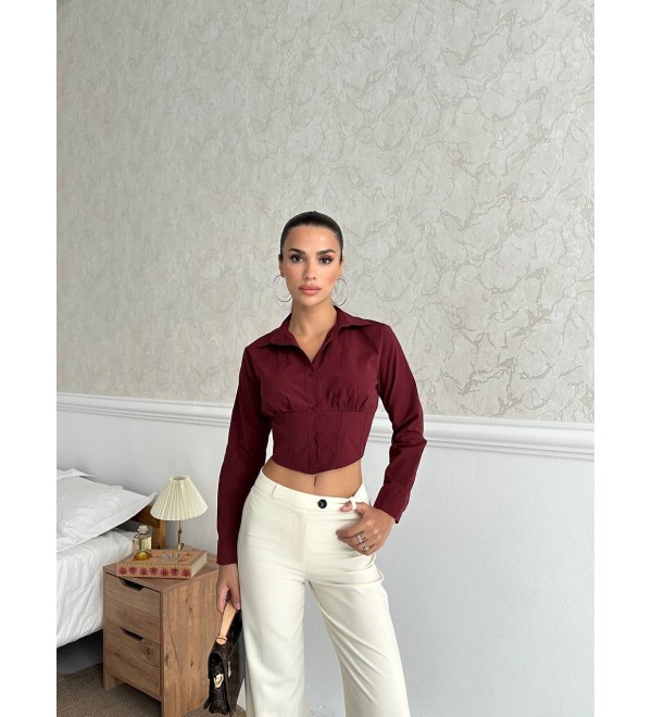 216163 Burgundy SHIRT