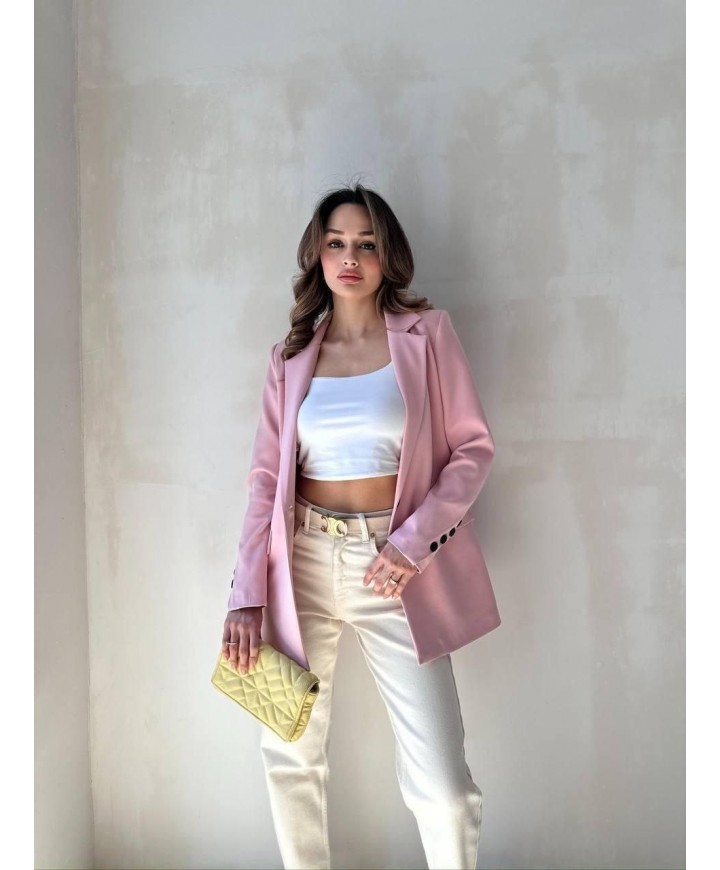216243 PEMBE CEKET ATLAS KUMAS