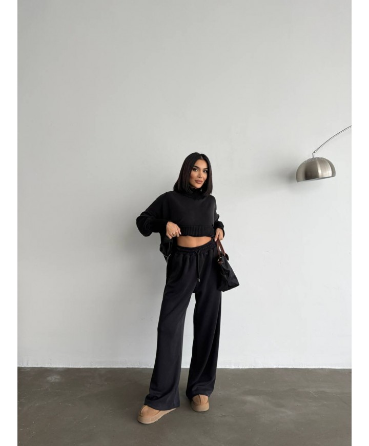 216266 SİYAH HIRKA TRİKO