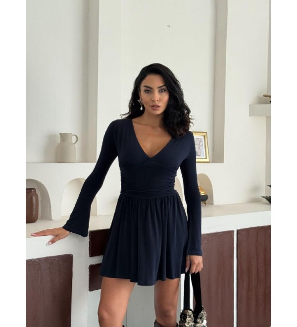 216271 LARCİVET ELBİSE SANDY KUMAŞ